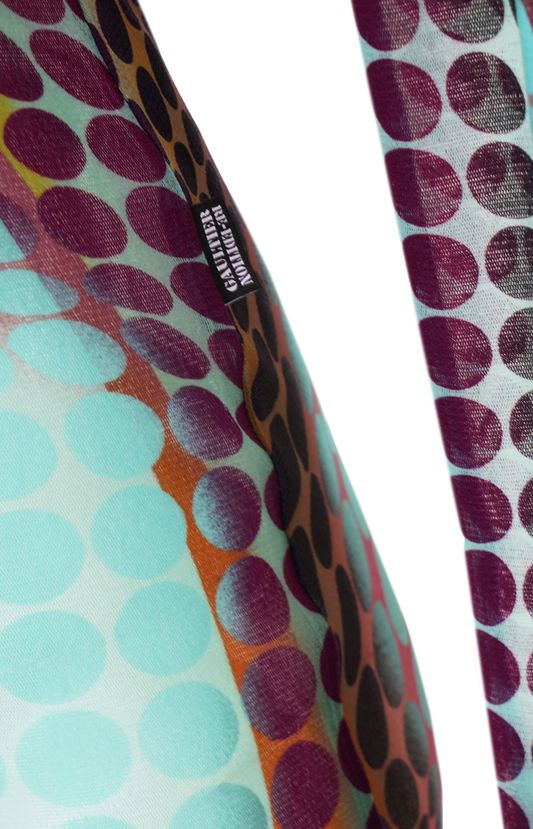 The Blue Dots Print Dress
