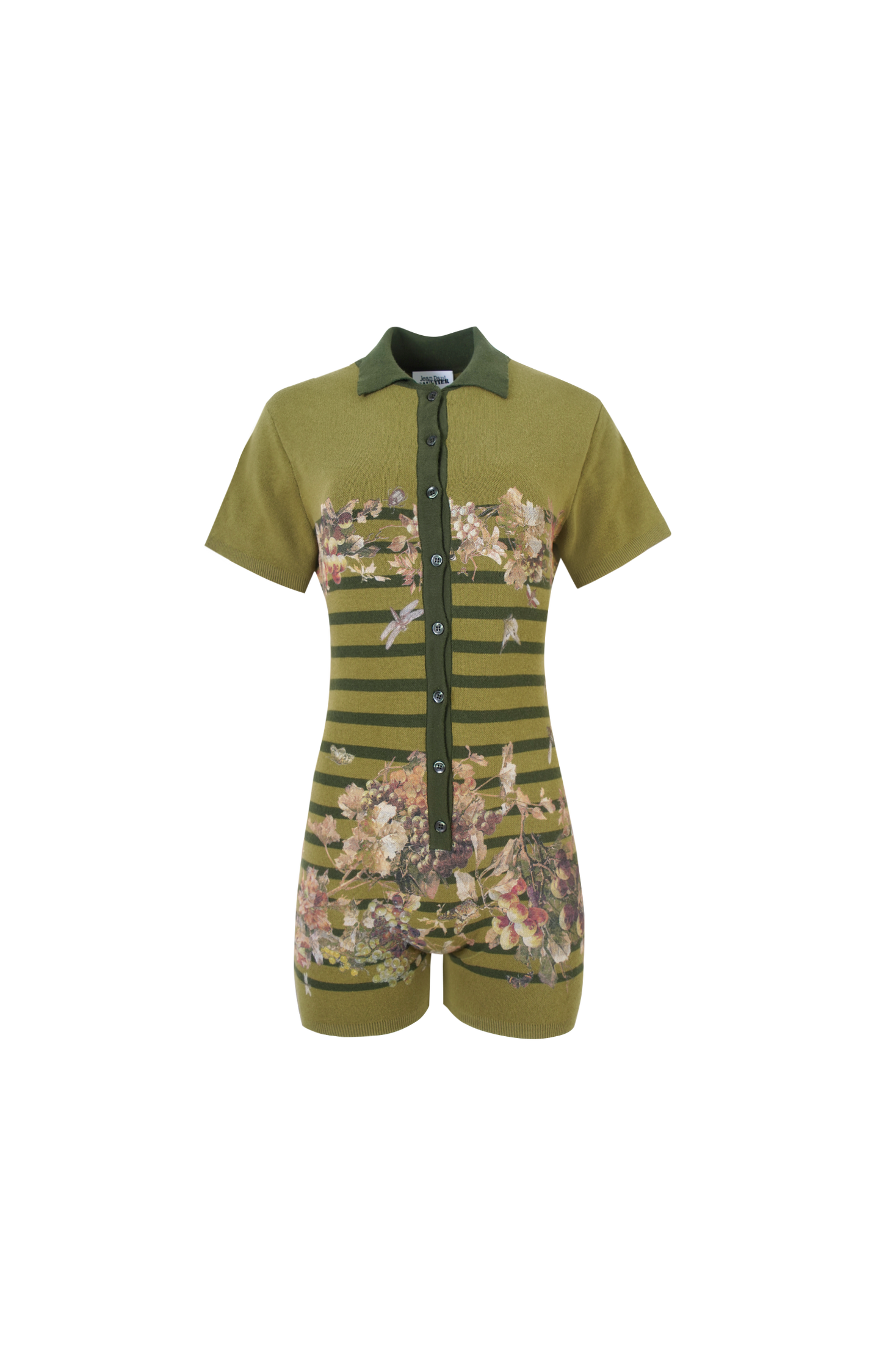Pique Polo Neck Overall