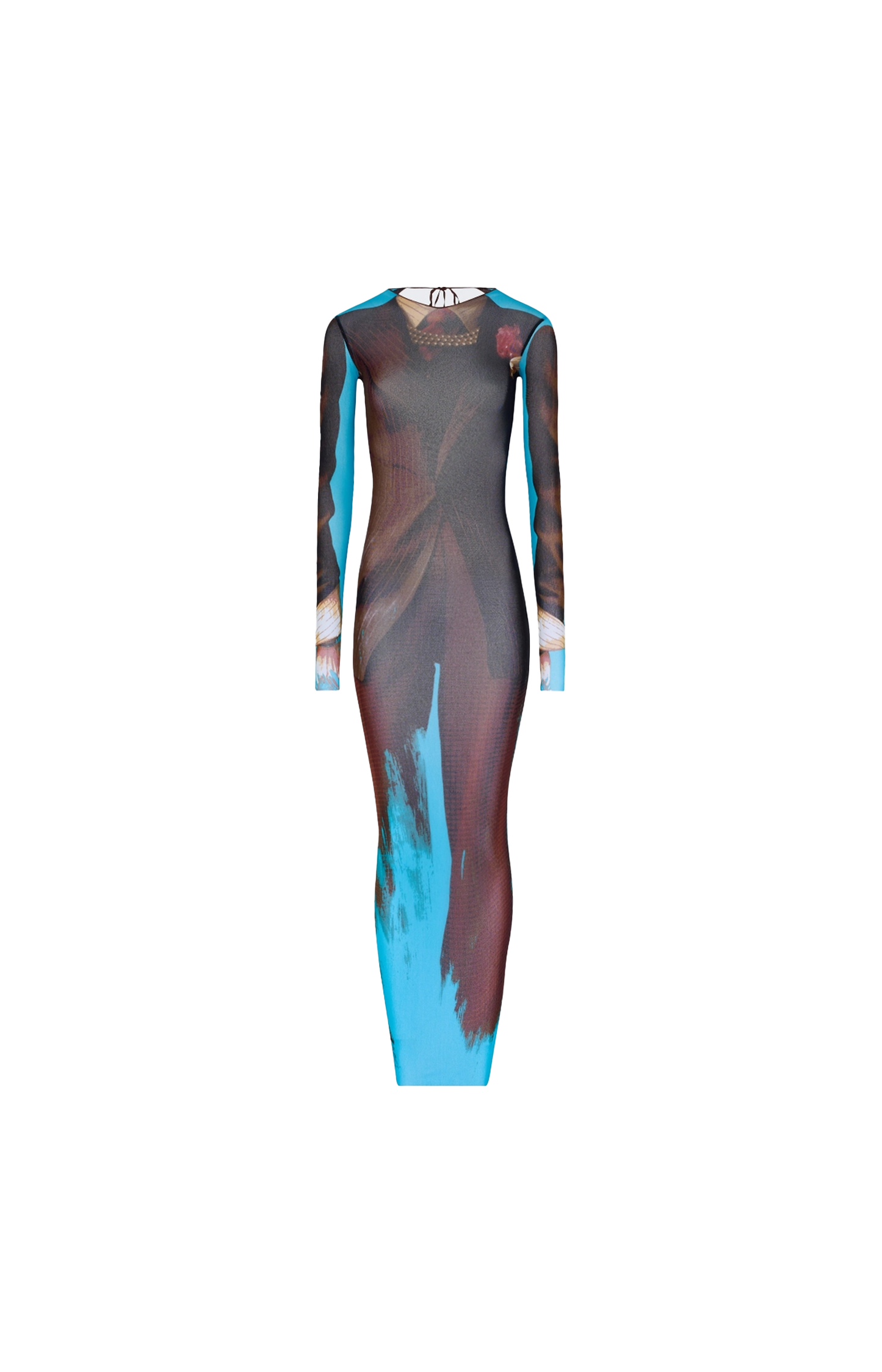 Tennis Open-Back Maxi Dress