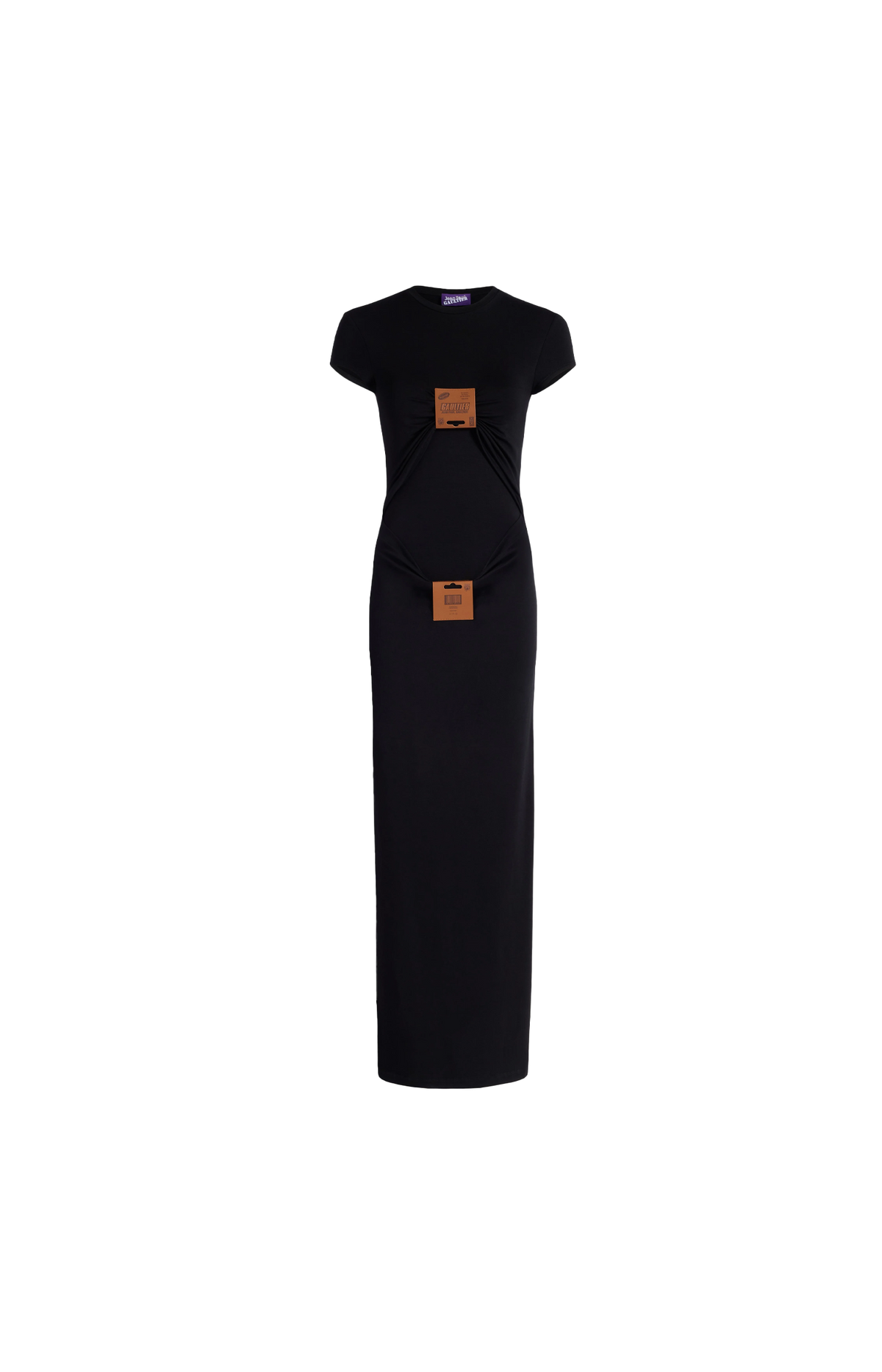 Stretched Long Dress in Black