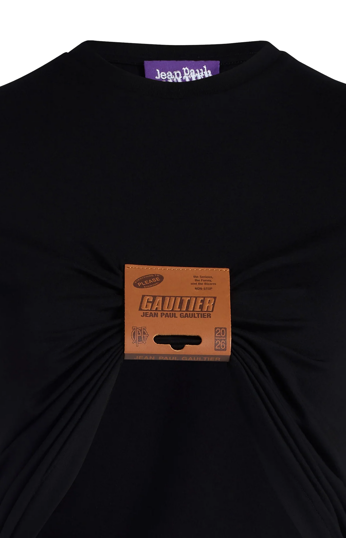 Jean Paul Gaultier Label Long Sleeve Top in Black — product photo 2