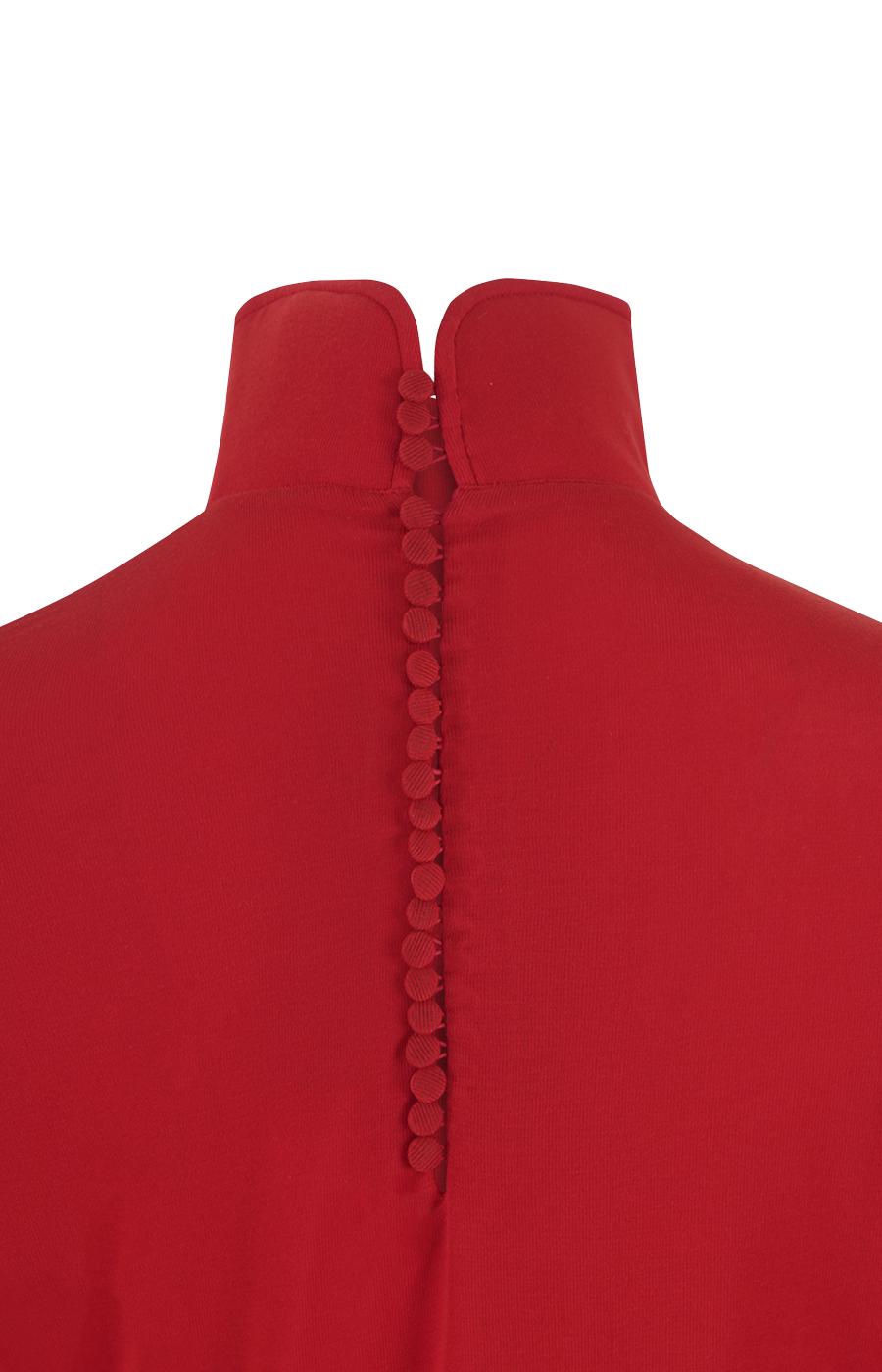 Juman Turtleneck Top in Red