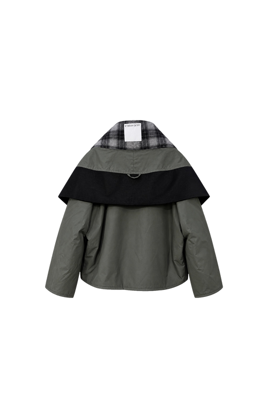 Julie Kegels Oversized Merritt Down Jacket in Green — product photo 2