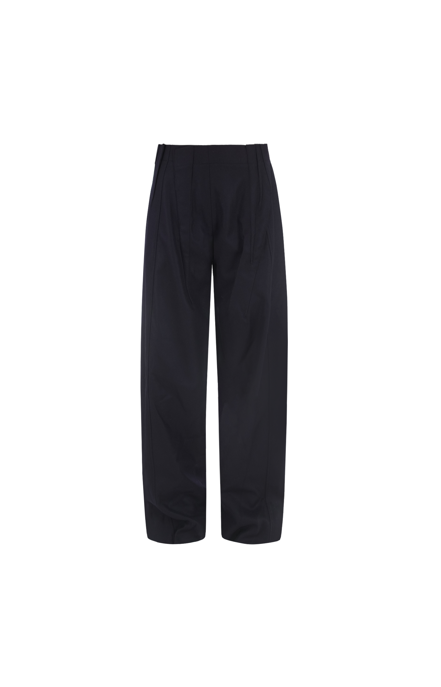 Tailored Wide-Leg Trousers in Navy
