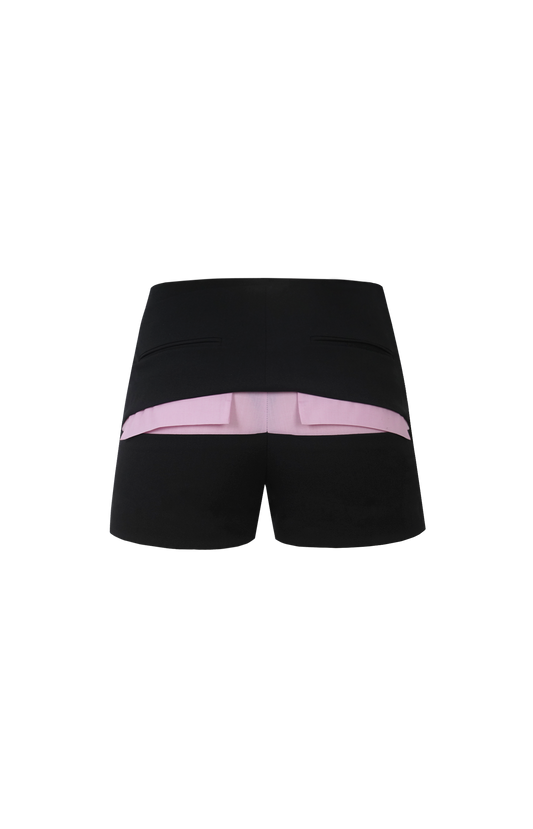Paulette Shorts with a Back Cut-Out