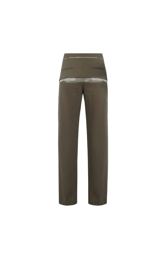 Paul Tailored Trousers with a Back Cut-Out