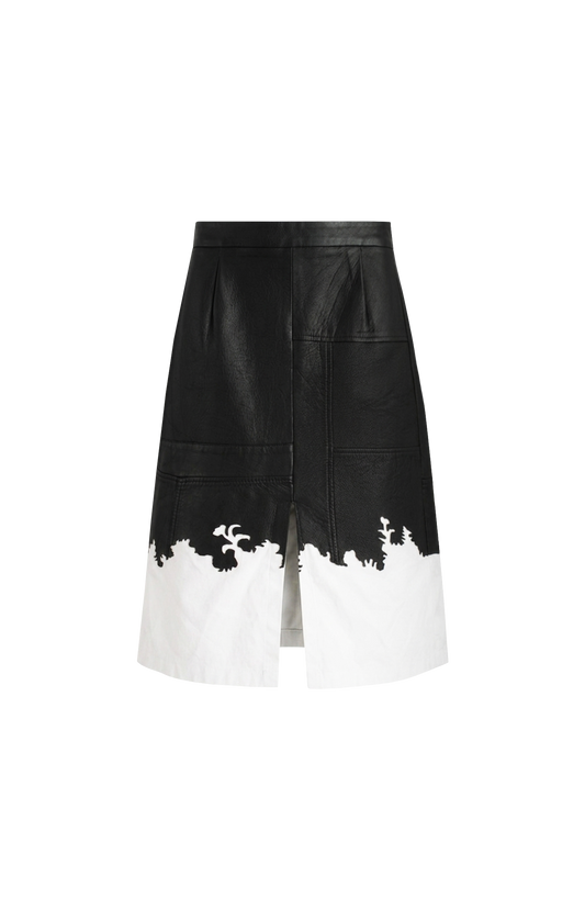 Shin Lace Cut-Out Skirt