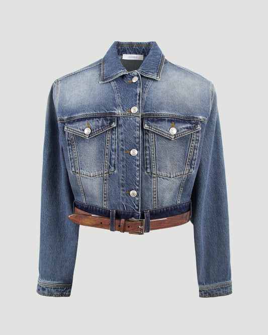 Jeans Jacket with belt