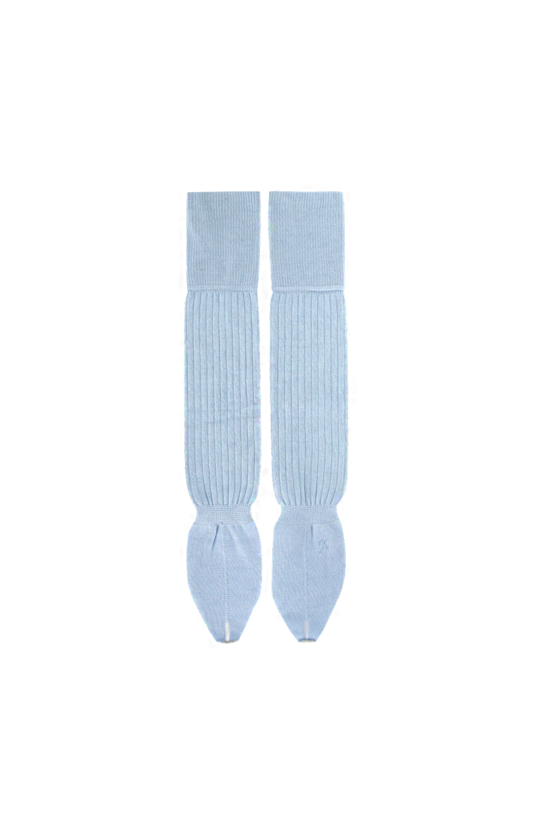 Mid Calf Thong Sock in Baby Blue