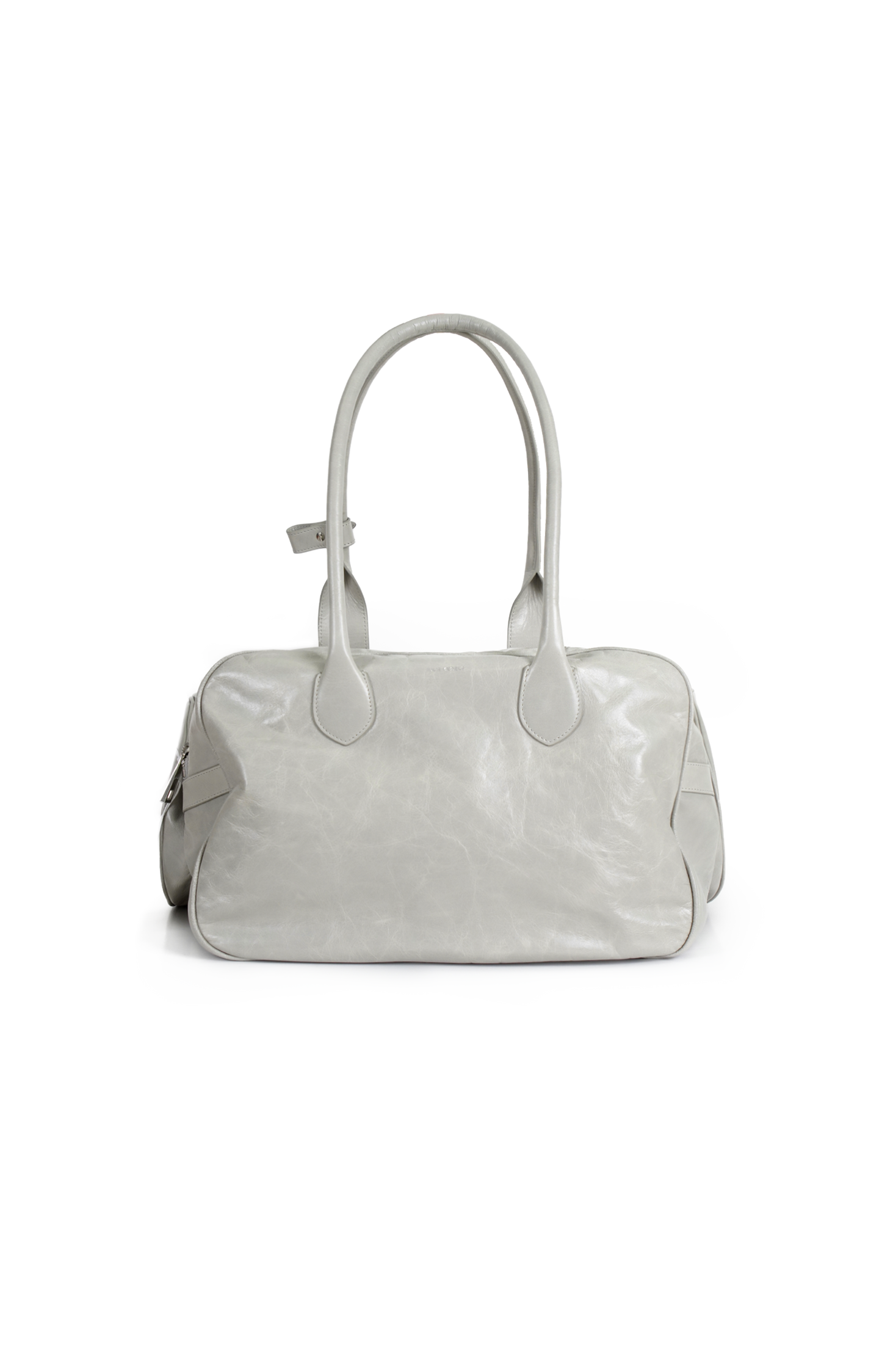 Double Top-Handle Bag in White