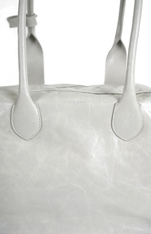 Double Top-Handle Bag in White