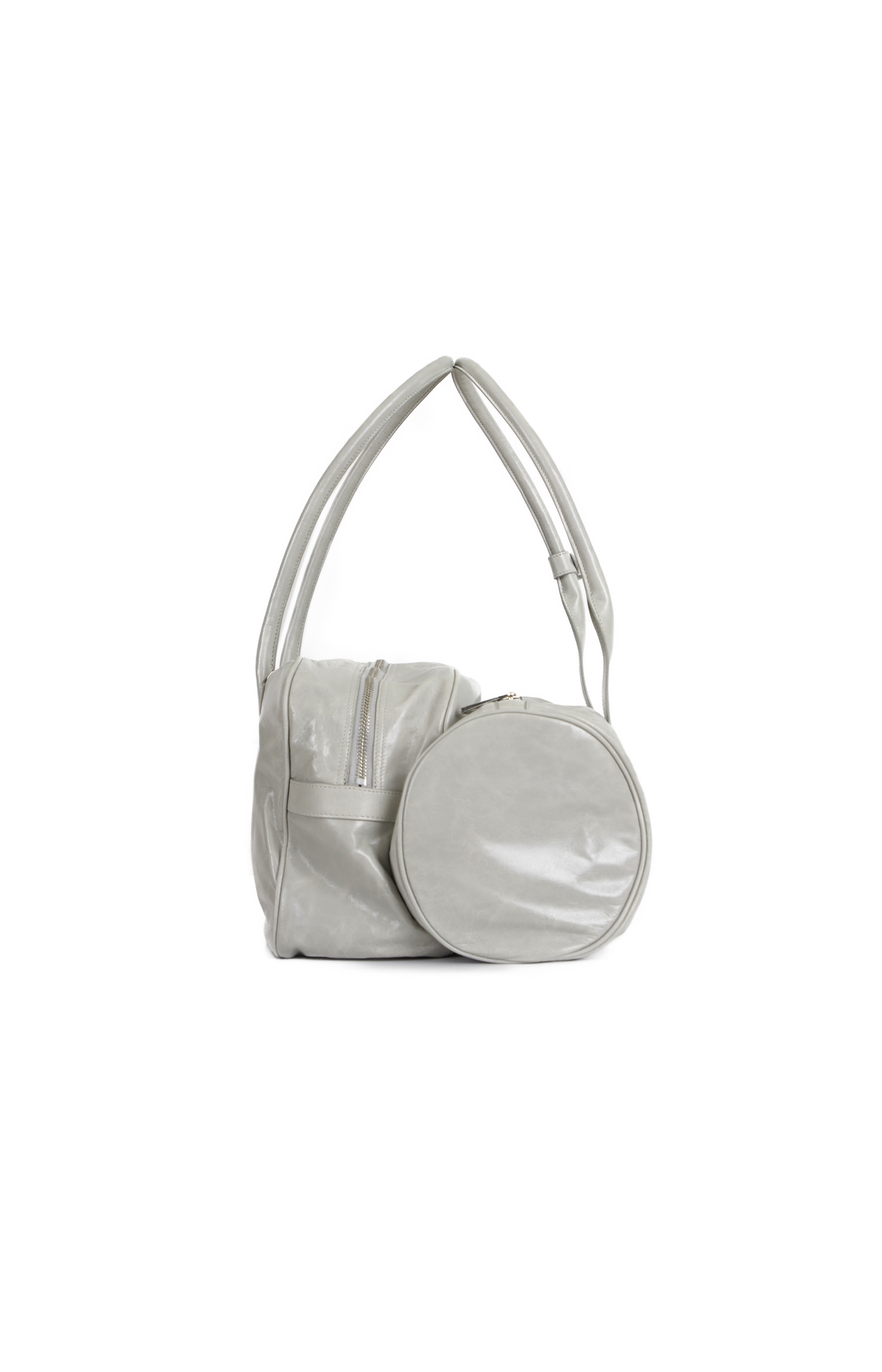 Double Top-Handle Bag in White