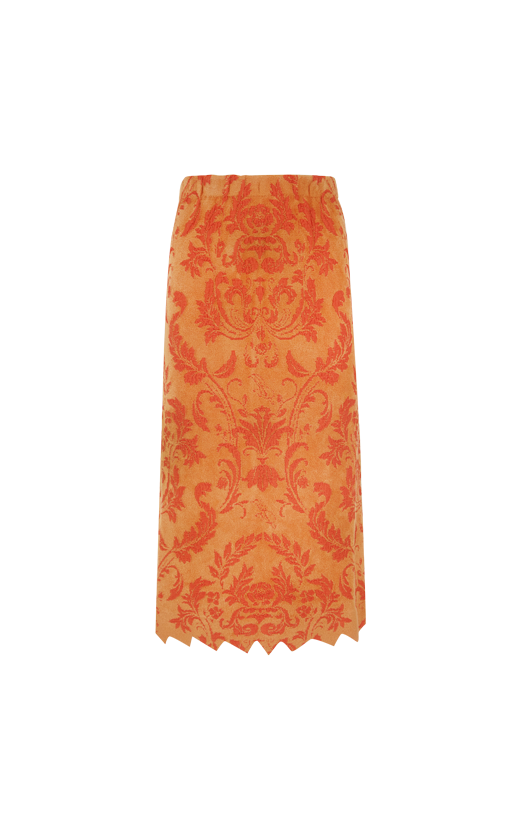 Kox Jacquard Viscose Midi Skirt