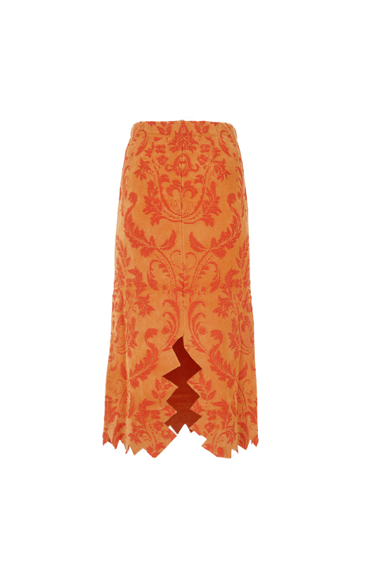 Kox Jacquard Viscose Midi Skirt