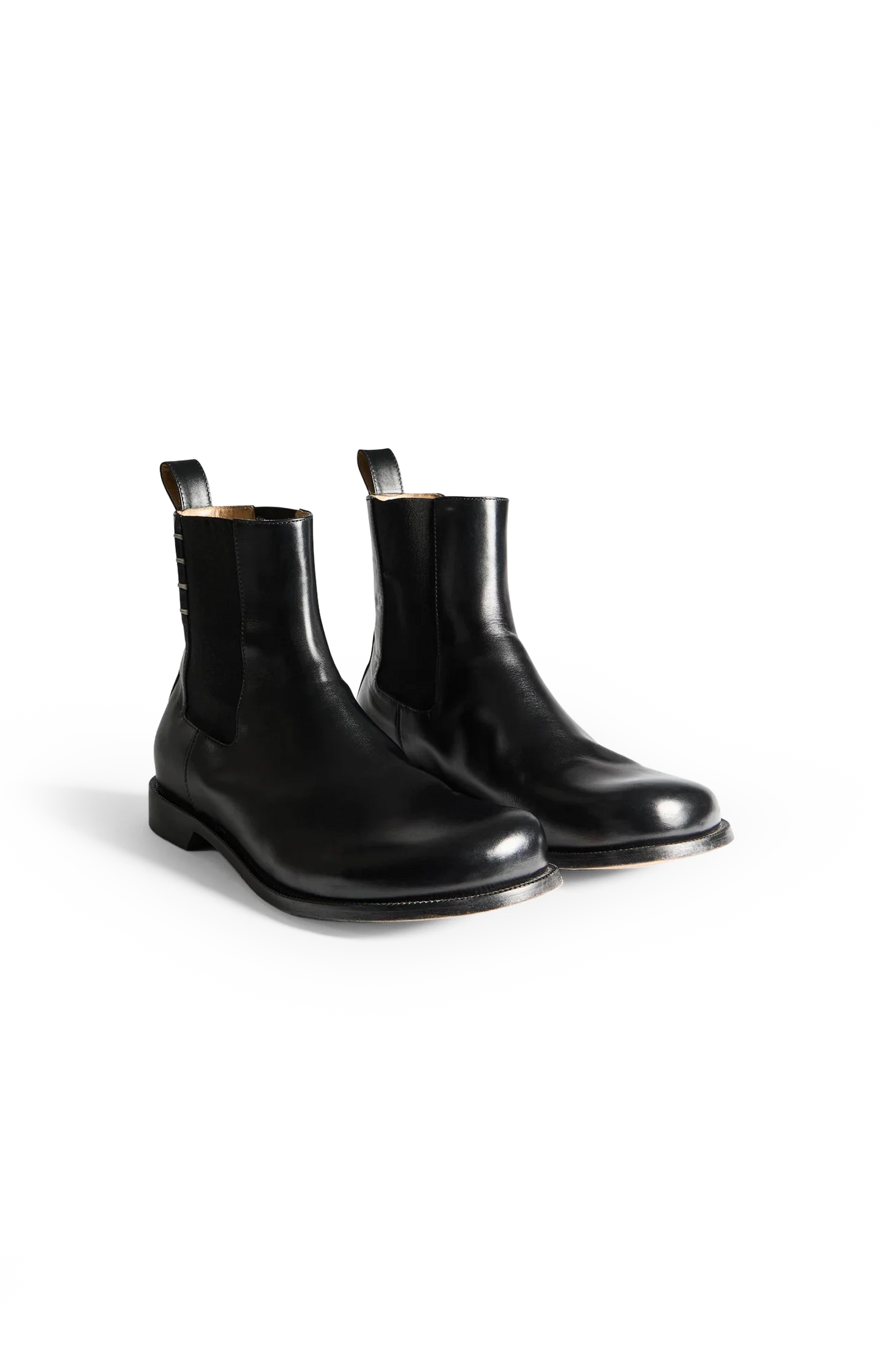 Chelsea Loafer Boots in Black