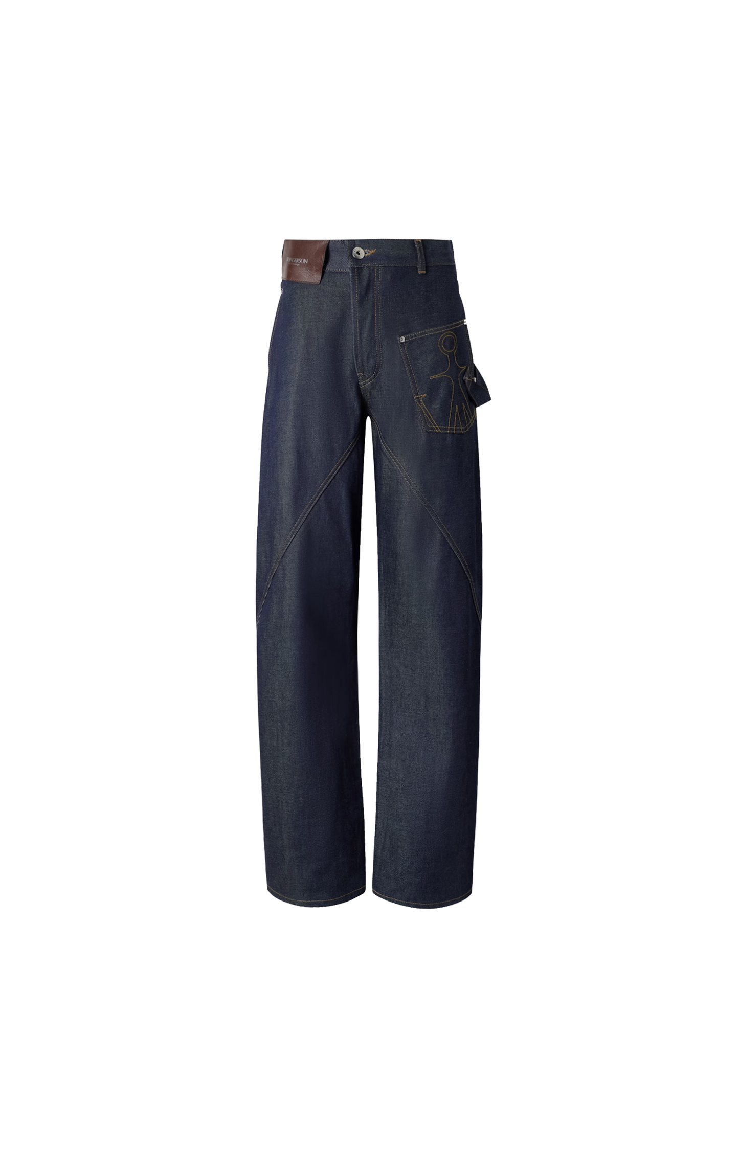 Twisted Workwear Denim Jeans in Indigo