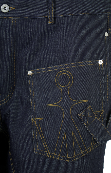 Twisted Workwear Denim Jeans in Indigo