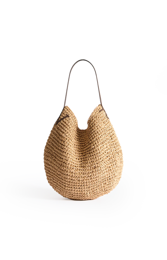 Large Bulb Crochet Shopper Bag