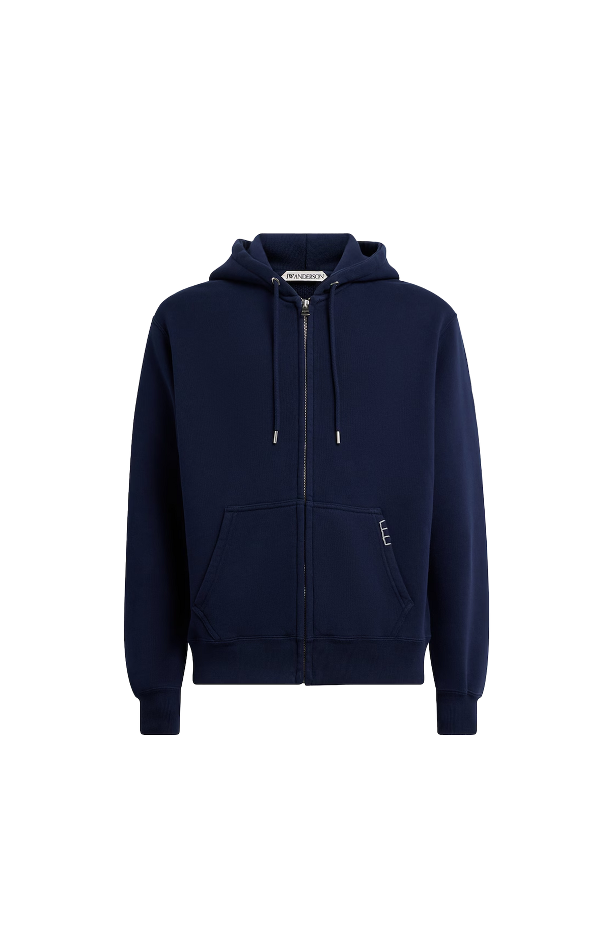 Front Zip Hoodie in Navy