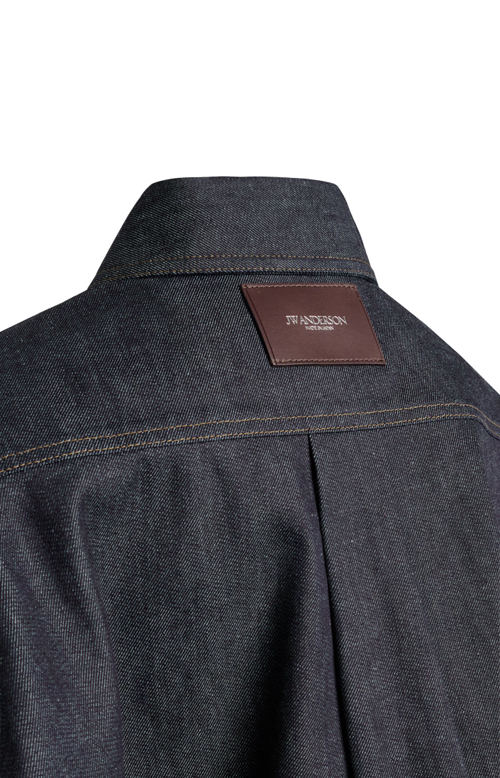 JW Anderson Flare Hem Shirt in Indigo