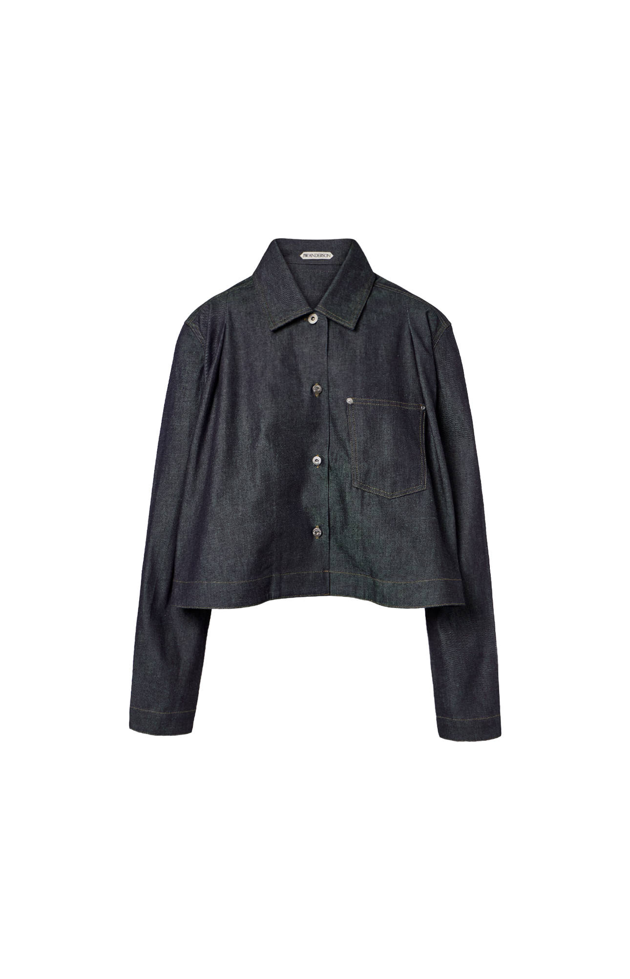 JW Anderson Flare Hem Shirt in Indigo