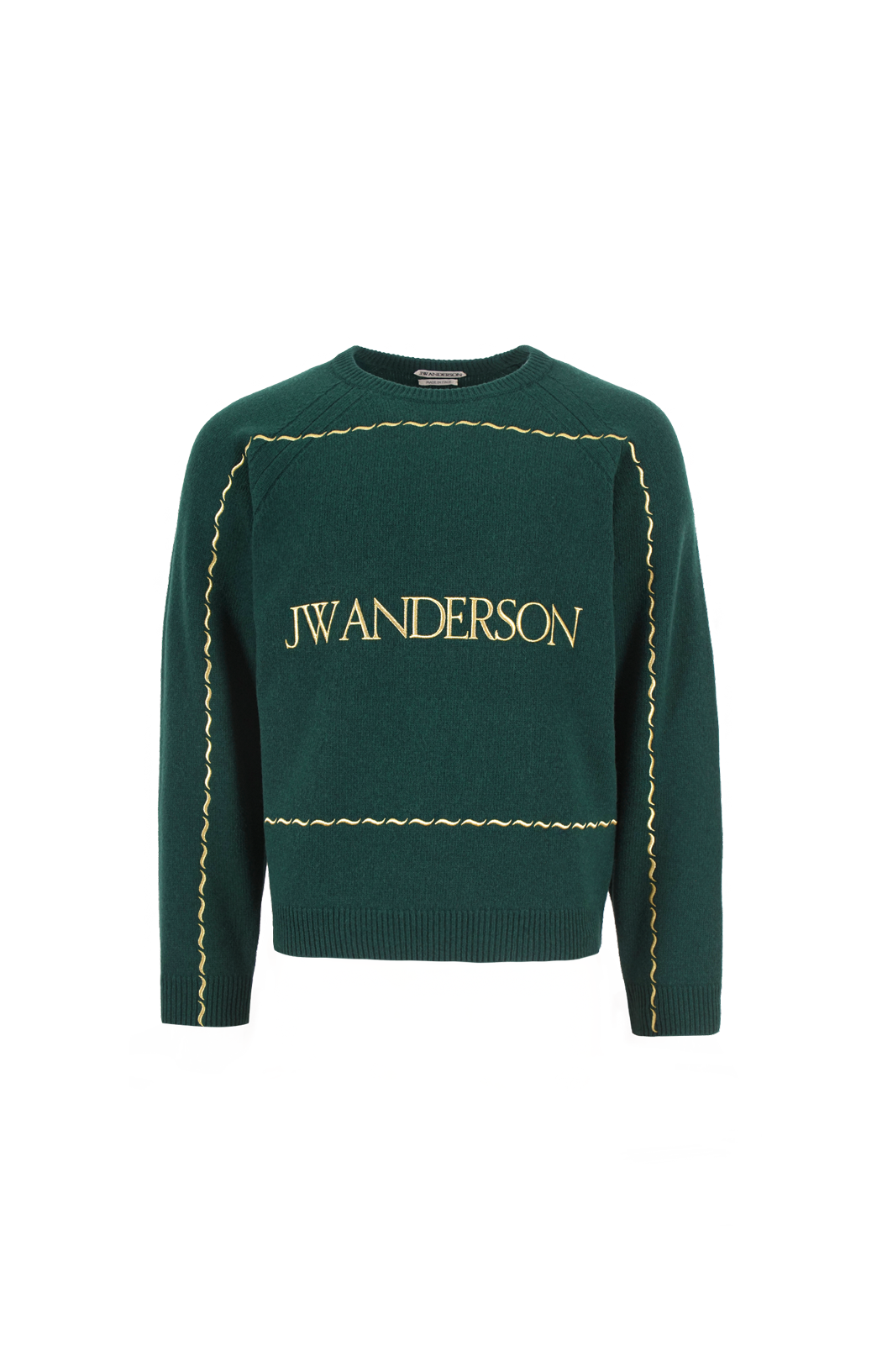 Logo-Embroidered Round-Neck Wool Jumper