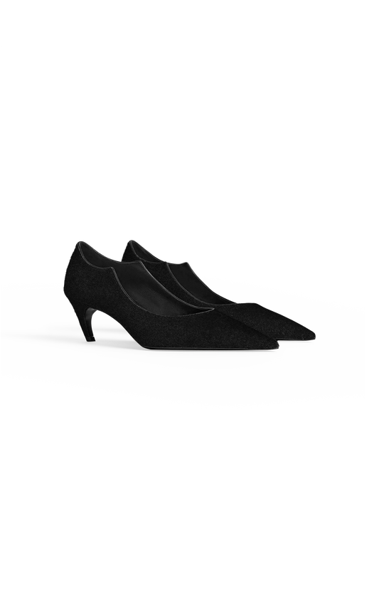 Khaite Valerie Low Pump in Black Calfhair — product photo 2