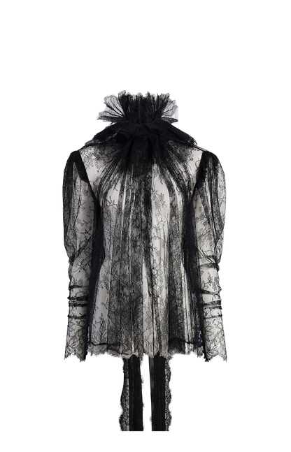 Khaite Bonnie Top in Black — front view