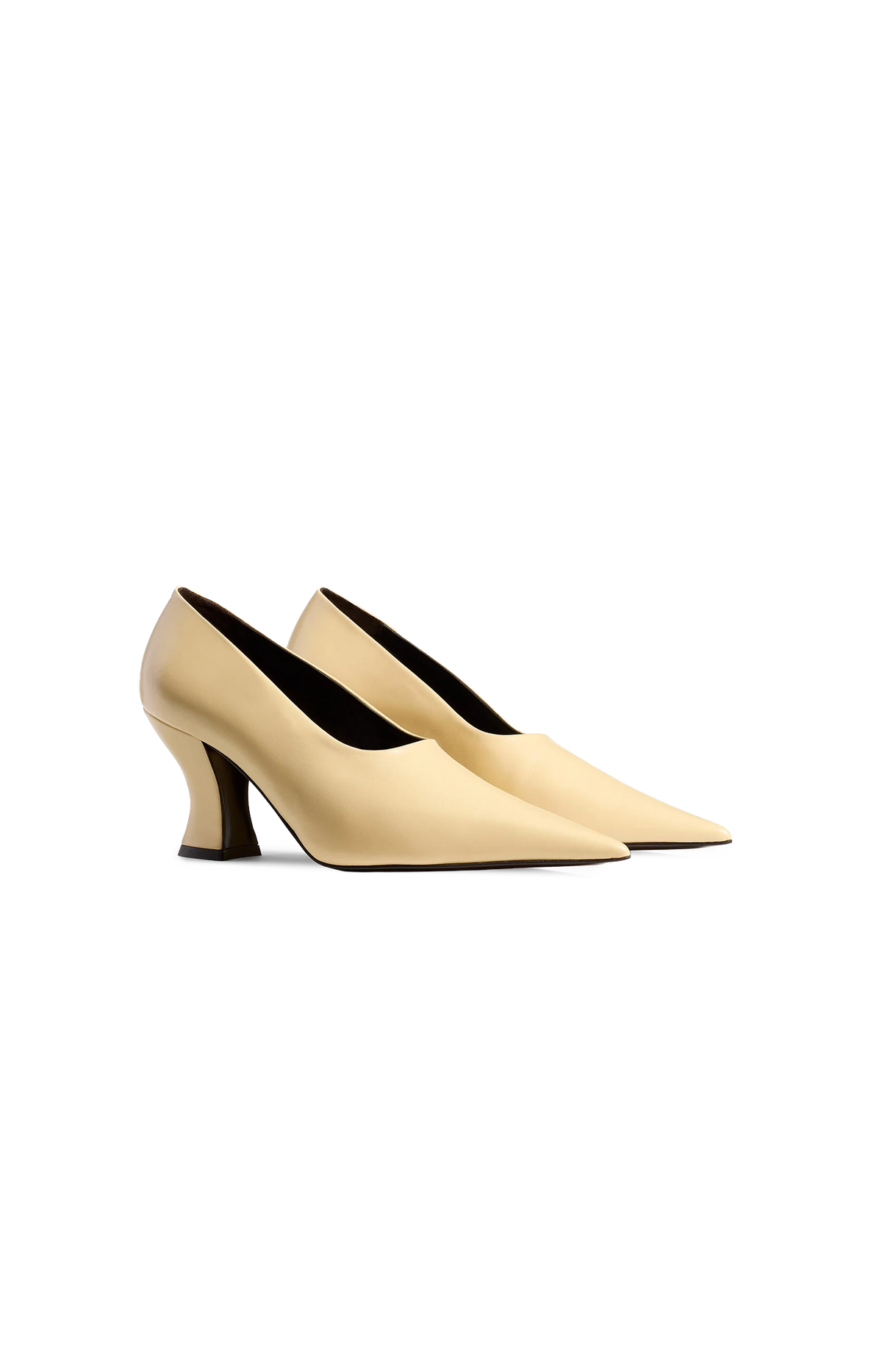 Khaite Colleen Pump in Butter Glazed Leather — product photo 2