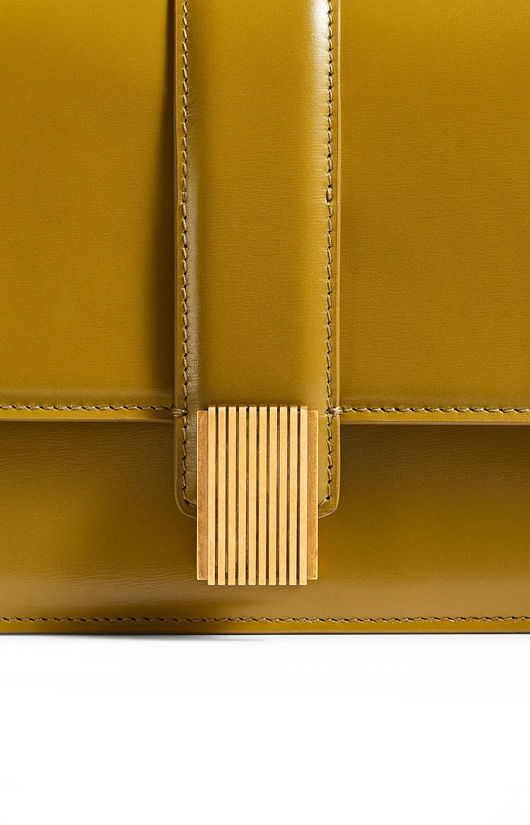 Blake Top Handle Bag in Golden Olive