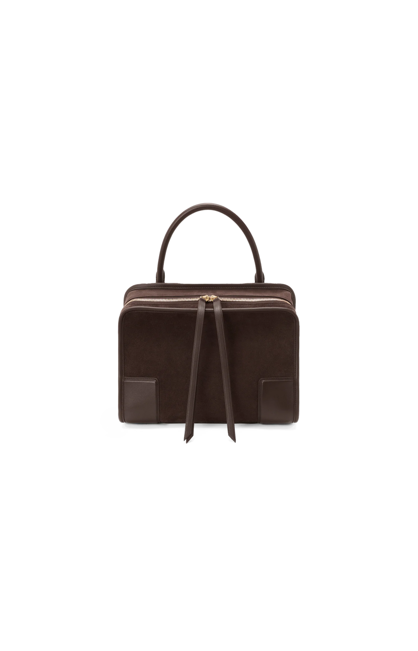 Loewe Medium Amazona 180 bag in Suede in Dark Chestnut — product photo 3