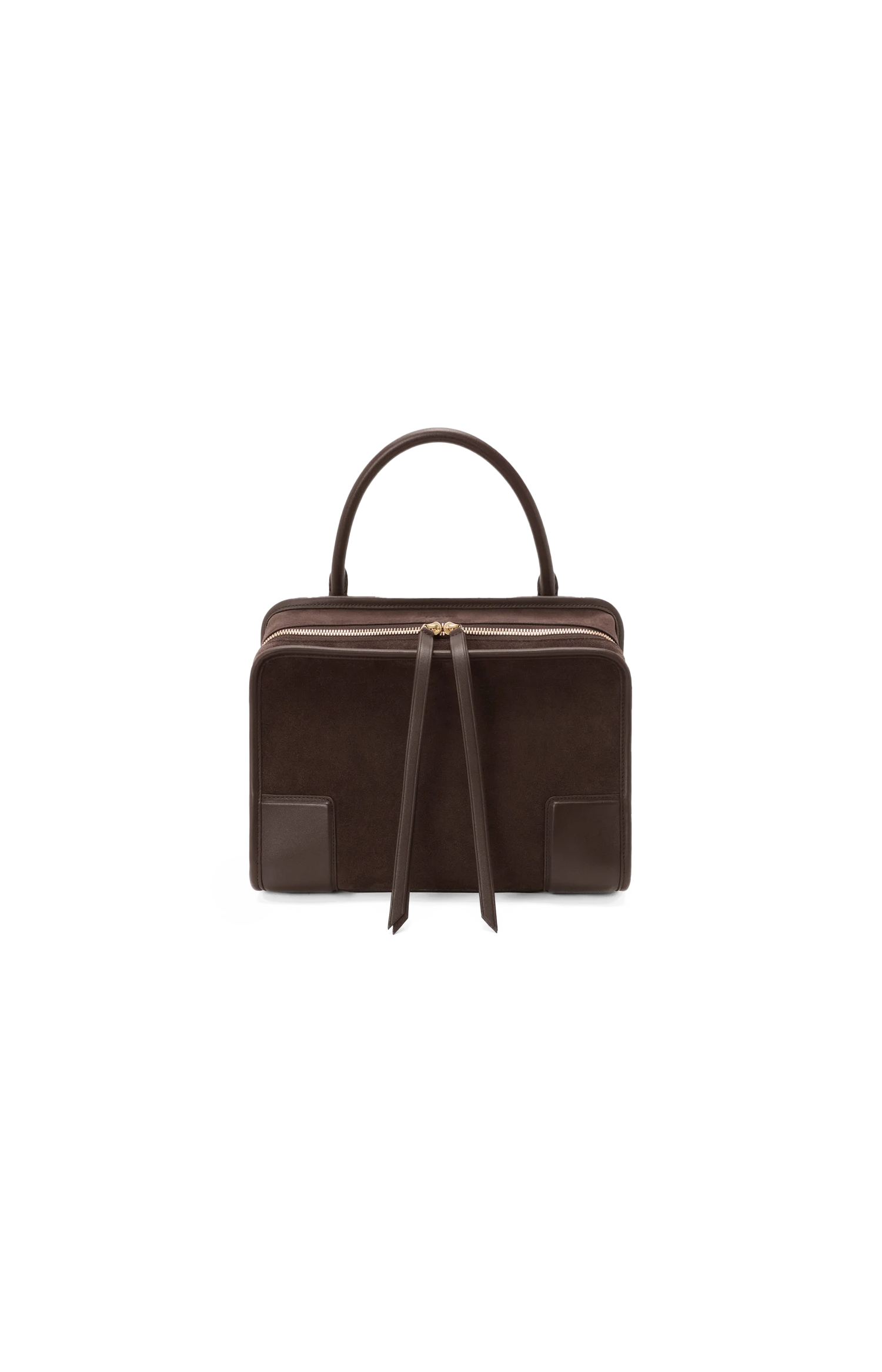 Loewe Medium Amazona 180 bag in Suede in Dark Chestnut — product photo 3