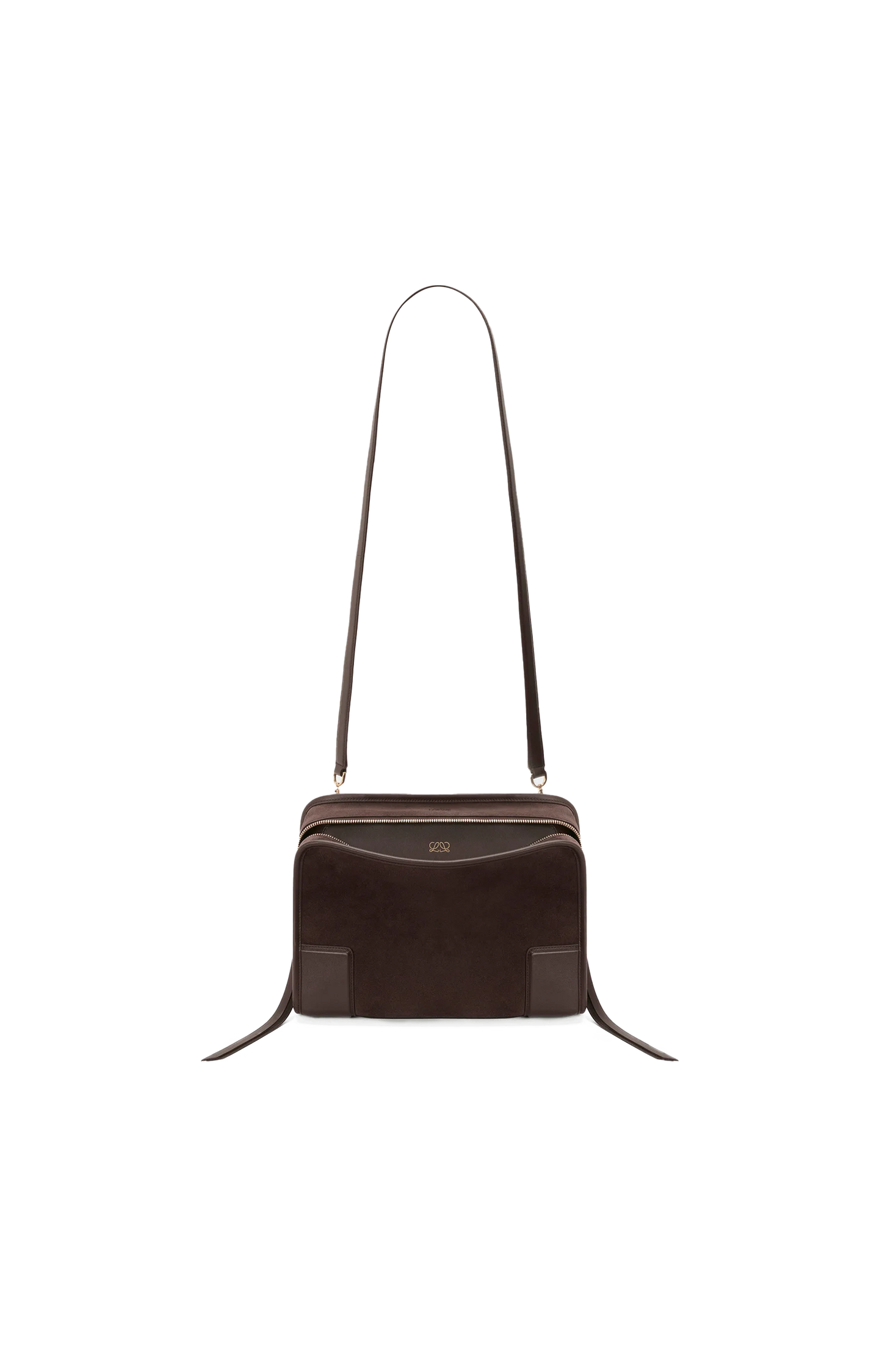 Loewe Medium Amazona 180 bag in Suede in Dark Chestnut — product photo 6