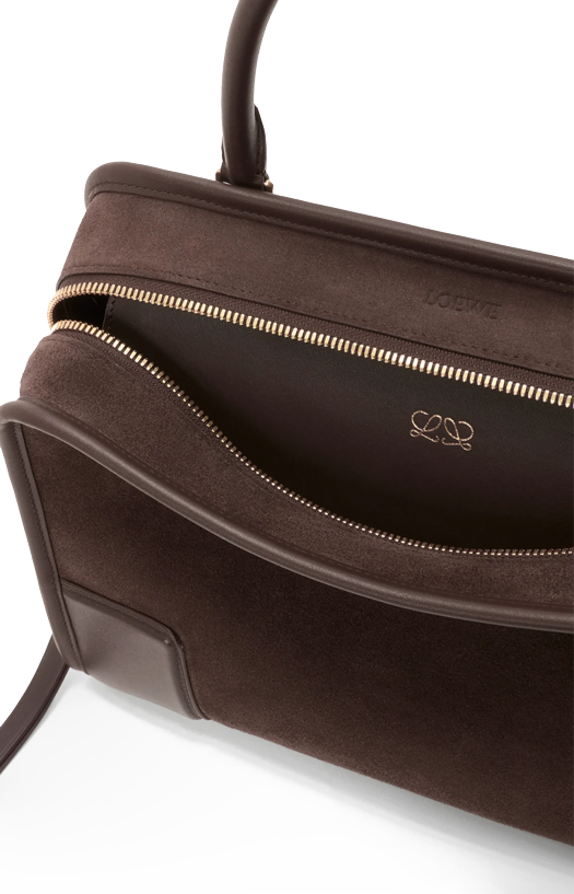 Loewe Medium Amazona 180 bag in Suede in Dark Chestnut — product photo 7