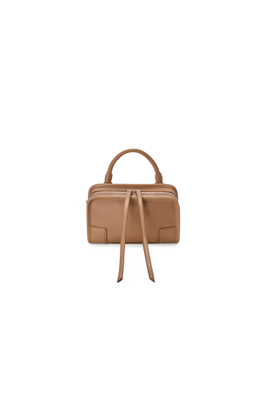 Mini Amazona 180 Bag in Soft Calfskin in Mocha