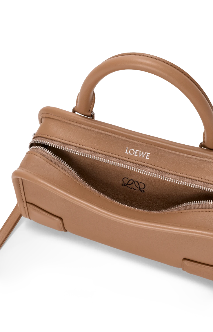 Mini Amazona 180 Bag in Soft Calfskin in Mocha