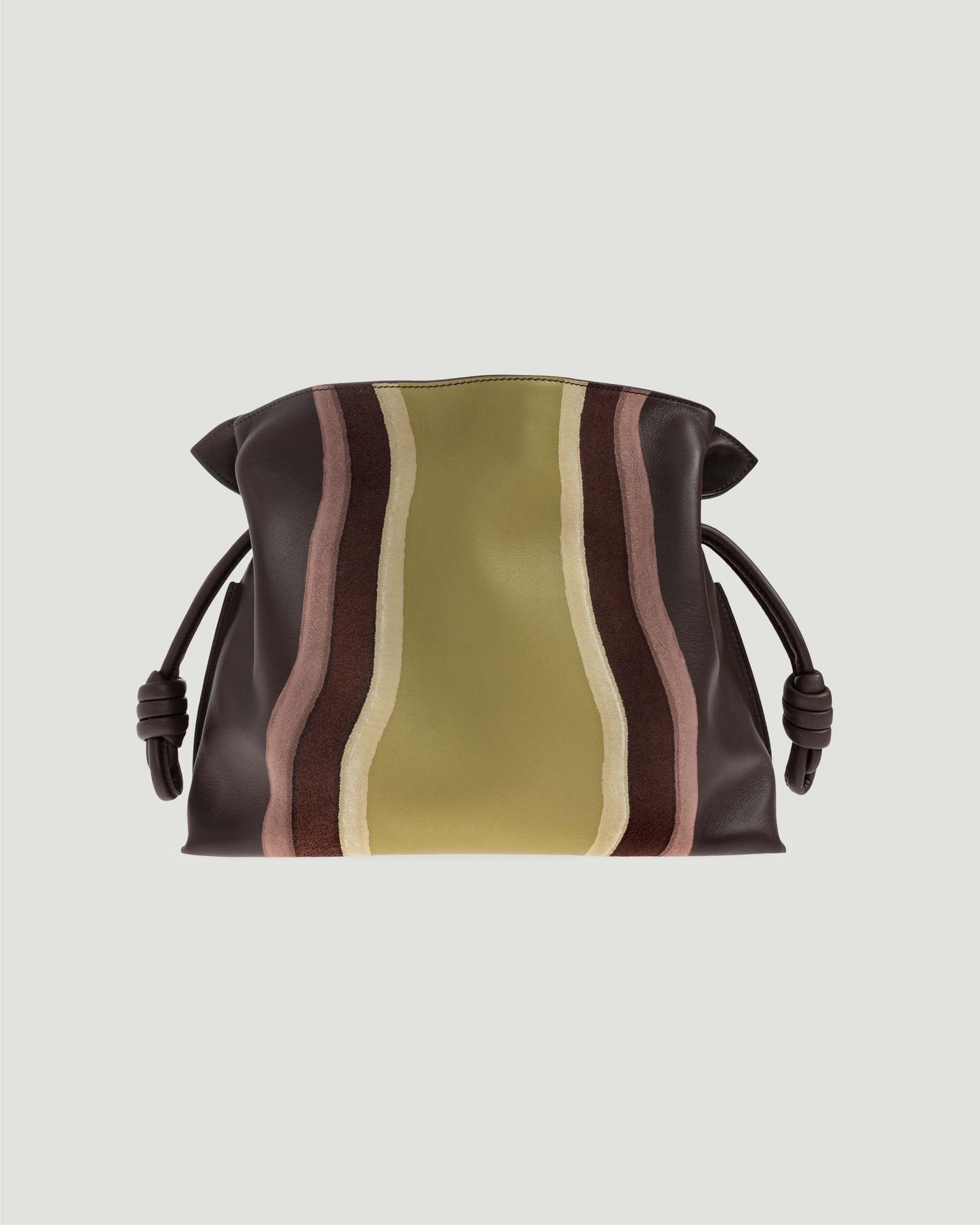 Medium Flamenco Clutch Landscape in Nappa Calfskin