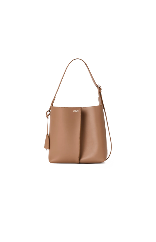 Loewe Medium Bilbao Bucket in Mocha — front view