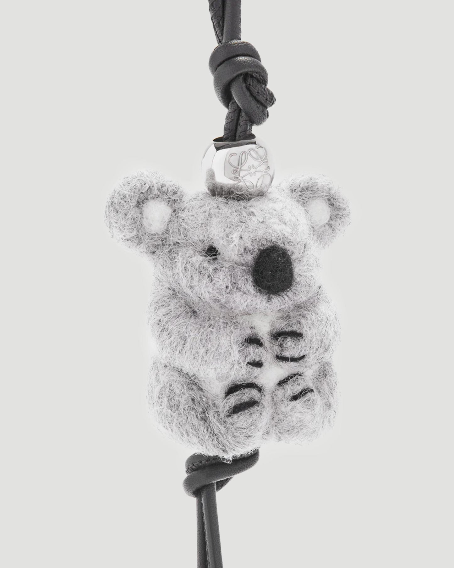Koala Charm in Felt and Calfskin