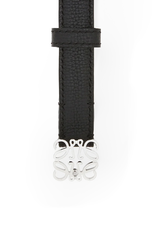 Loewe Anagram Belt in Pebble Grain Calfskin in Black — product photo 2