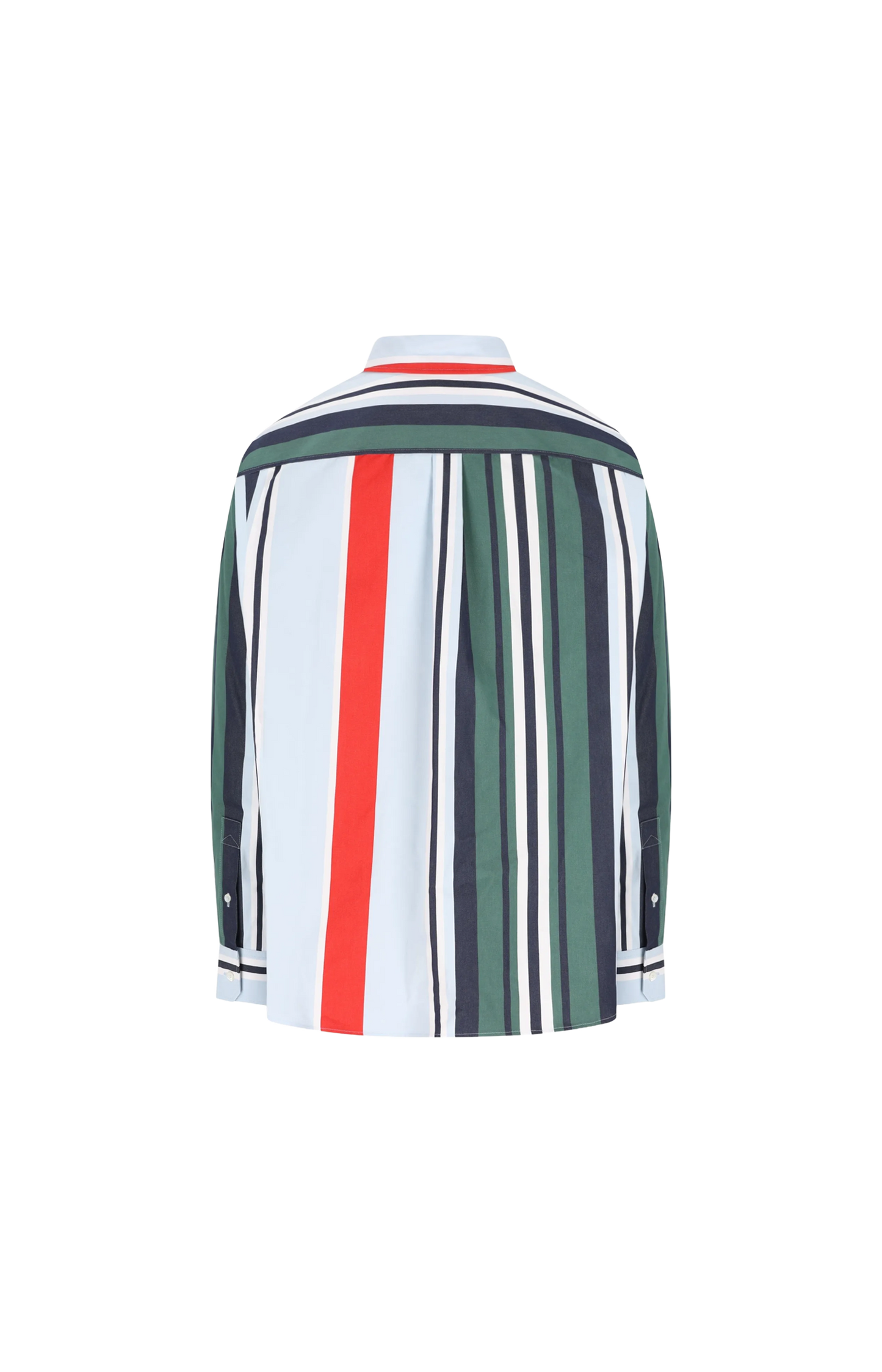Shirt in Striped Cotton Twill