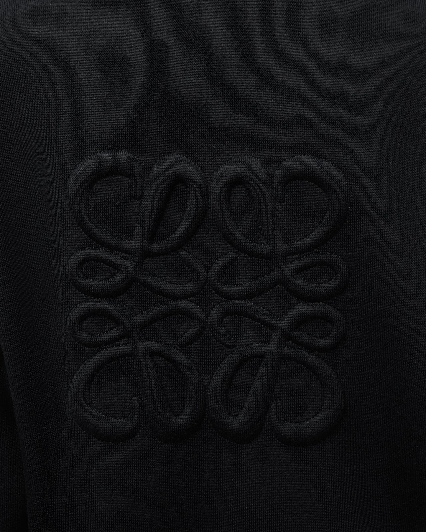 Anagram Zip-Up Hoodie in Wool