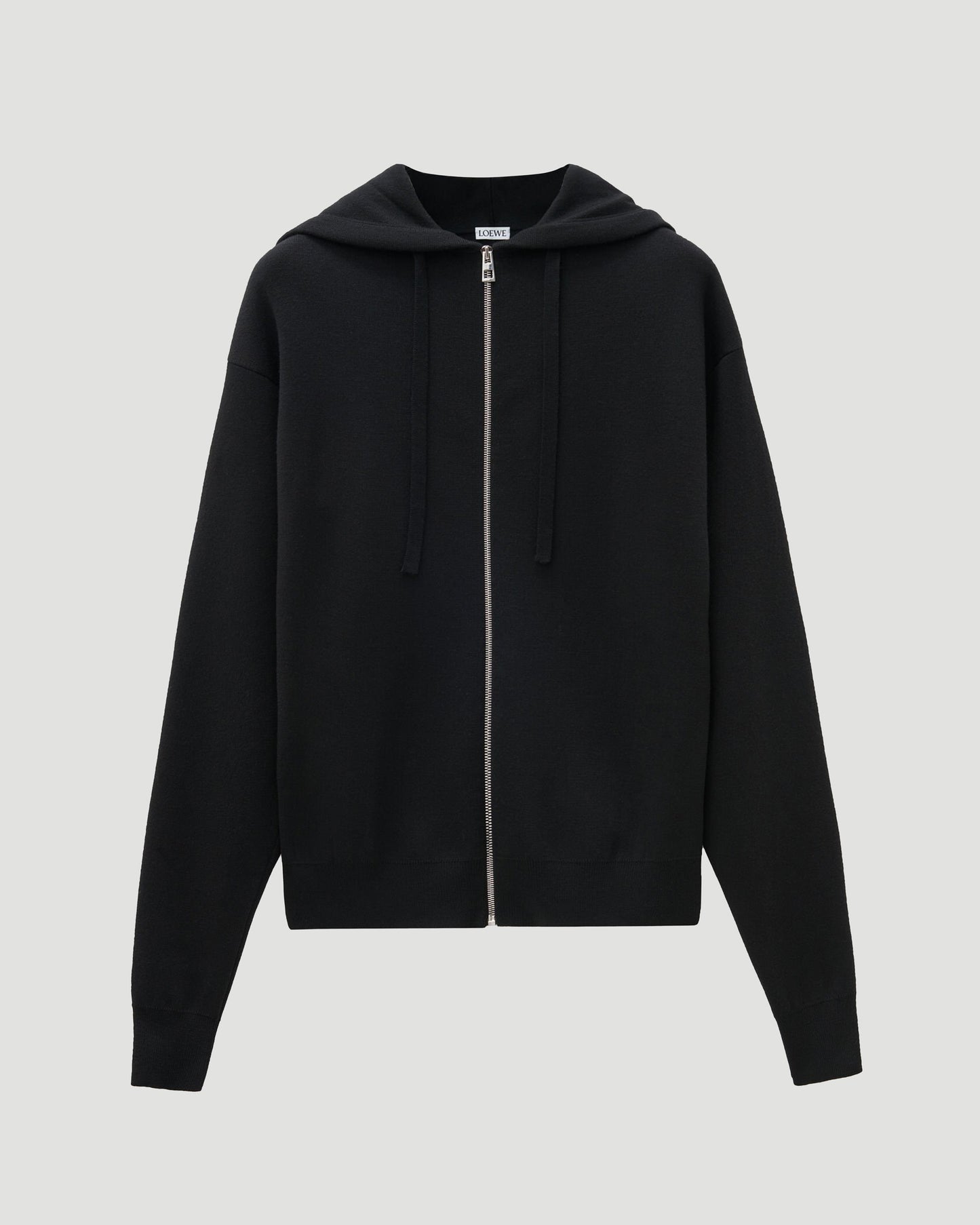 Anagram Zip-Up Hoodie in Wool