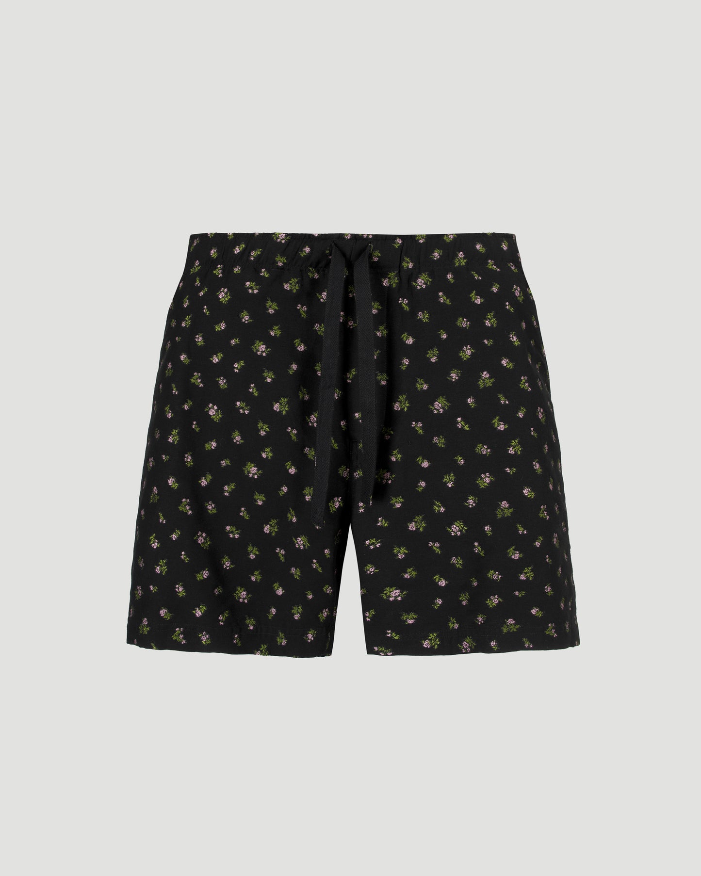 Loewe Shorts in Cotton Blend in Black — front view