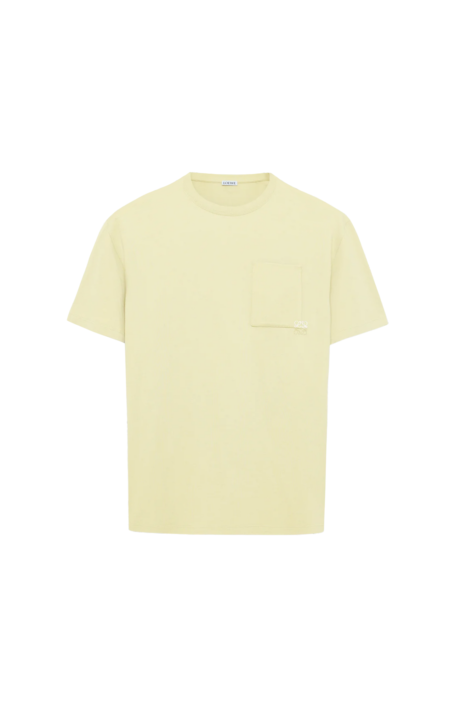 Loewe Light Yellow Relaxed Fit T-shirt in cotton
