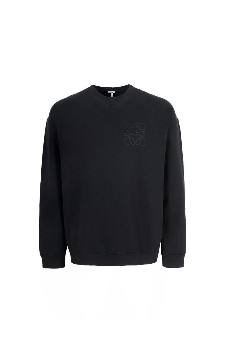 Anagram-Detail Cotton Sweatshirt