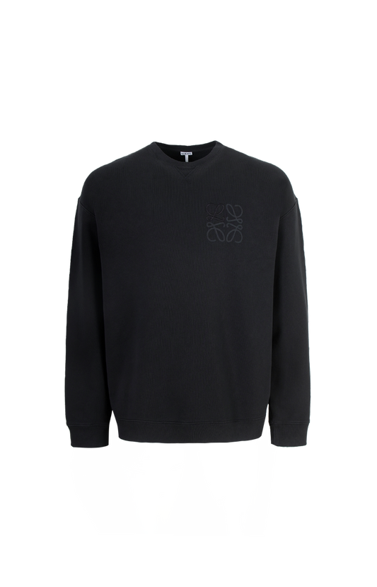 Anagram-Detail Cotton Sweatshirt