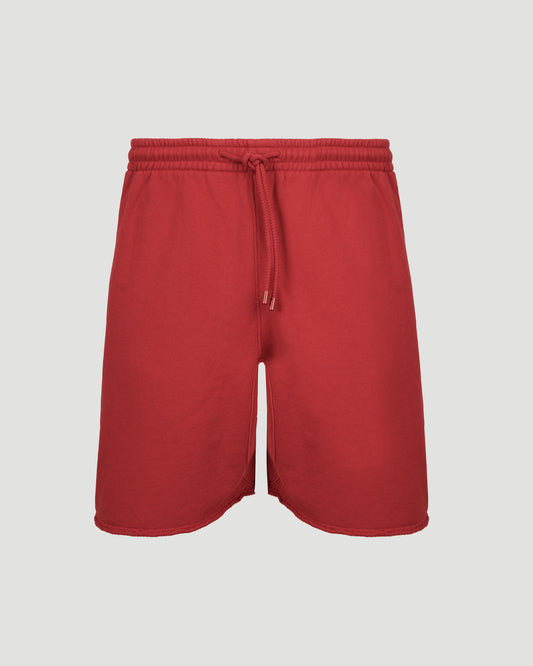 Drawstring shorts in red