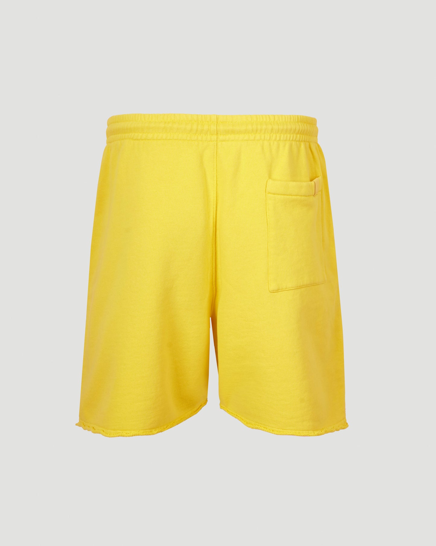 Drawstring shorts in yellow