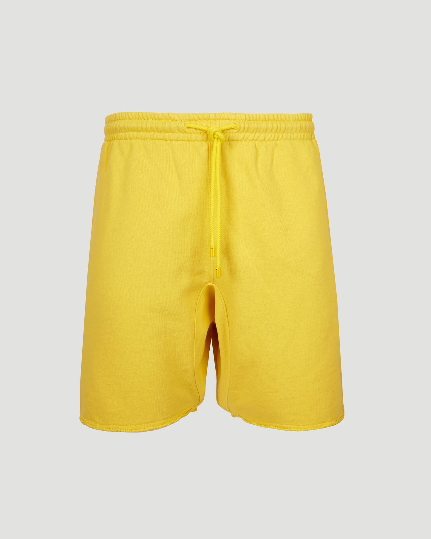 Drawstring shorts in yellow